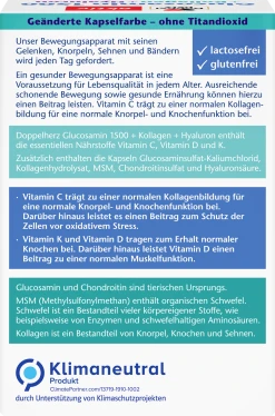 Doppelherz Aktiv Glucosamin 1500 + Kollagen + Hyaluron + Vitamin C Kapseln -NIVEA SHOP MAM 8785158 SHOP IMAGE 1.4