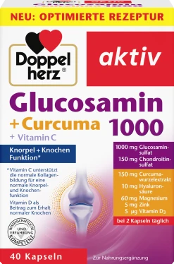 Doppelherz Aktiv Glucosamin 1000 + Curcuma Kapseln