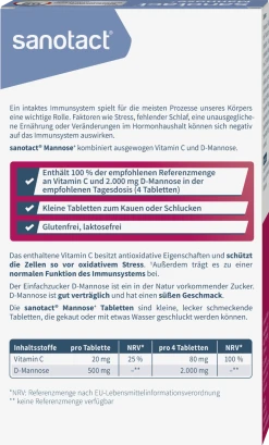 Sanotact® Mannose+ Tabletten -NIVEA SHOP MAM 8841700 SHOP IMAGE 1.4