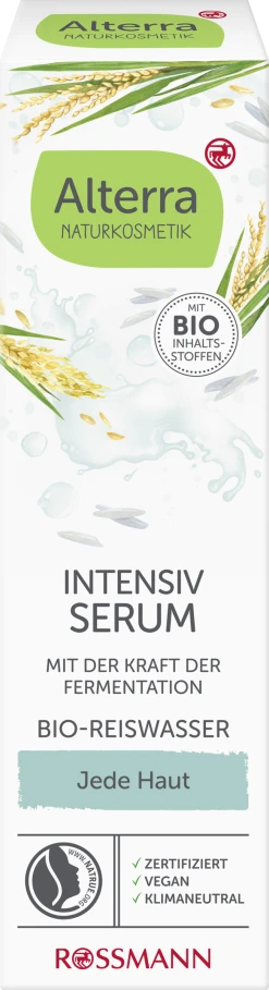 Alterra NATURKOSMETIK Intensiv Serum Bio-Reiswasser