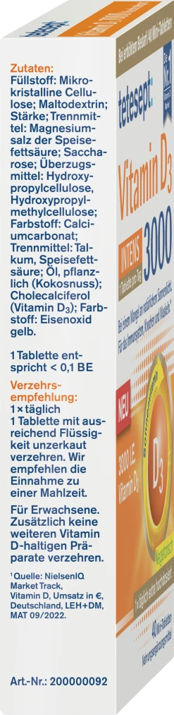Tetesept Vitamin D3 3000 INTENS Mini-Tabletten -NIVEA SHOP MAM 8998499 SHOP IMAGE 2.4