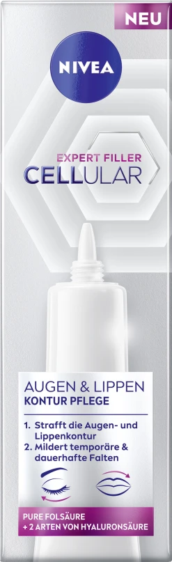 NIVEA Expert Filler Cellular Augen & Lippen Kontur Pflege
