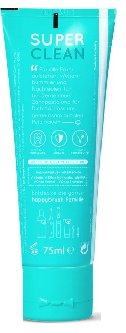 Happybrush SuperClean Zahnpasta -NIVEA SHOP MAM 9228644 SHOP IMAGE 1.4