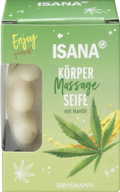 ISANA Körper Massageseife Hanf