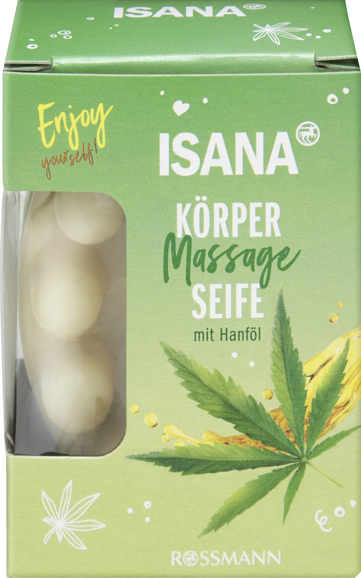 ISANA Körper Massageseife Hanf 1 ISANA Körper Massageseife Hanf
