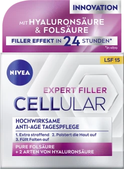 NIVEA Expert Filler Cellular Hochwirksame Anti-Age Tagespflege LSF 15
