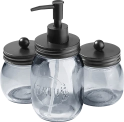 IDEENWELT 3er Set Bad-Accessoires