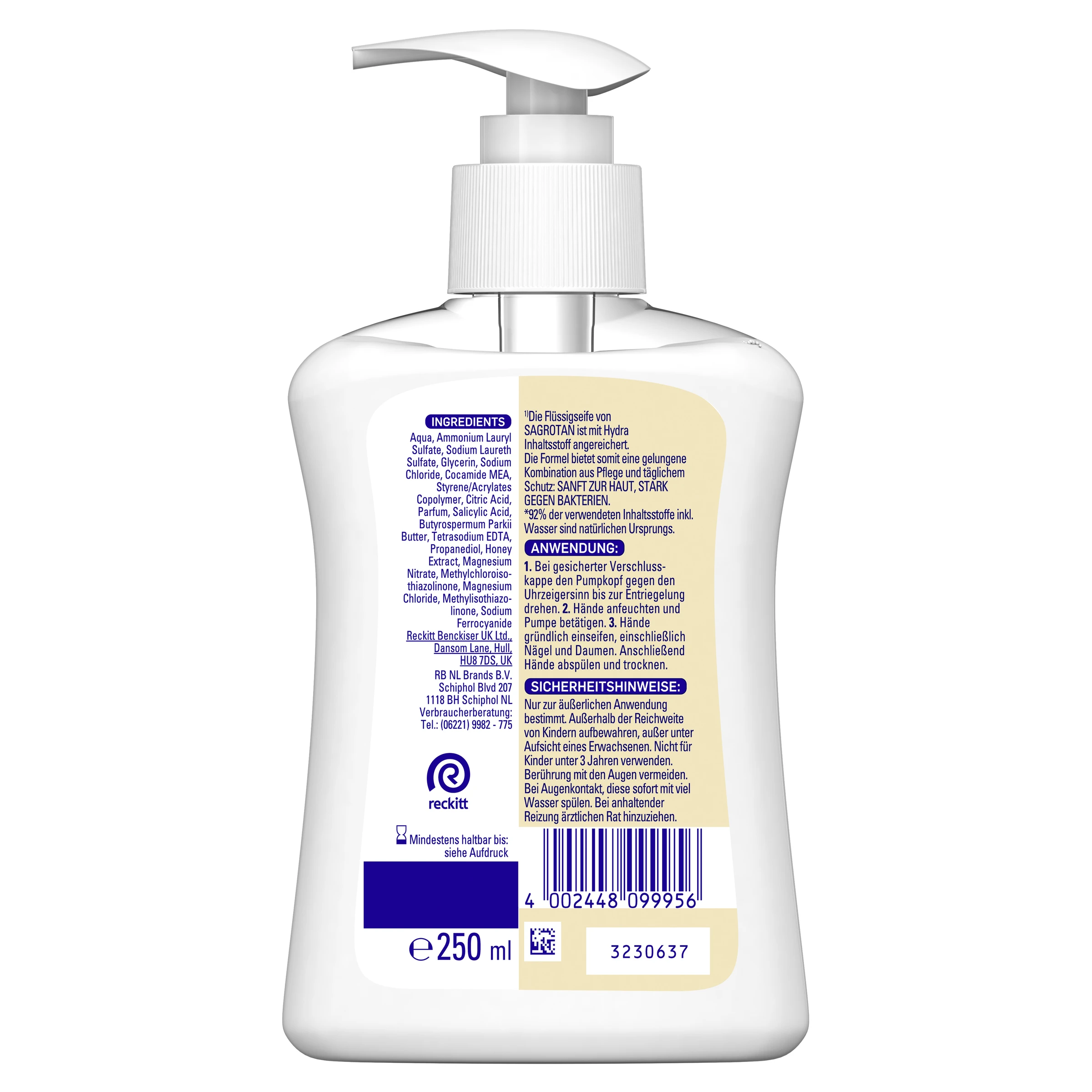 Sagrotan Cremeseife Für Die Hände Extra + Care 2 Sagrotan Cremeseife Für Die Hände Extra + Care – Bild 2