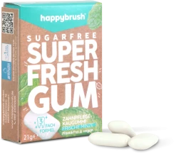 Happybrush SuperFresh Gum Zahnpflege-Kaugummi
