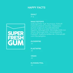 Happybrush SuperFresh Gum Zahnpflege-Kaugummi 7 Happybrush SuperFresh Gum Zahnpflege-Kaugummi -NIVEA SHOP MAM 9551805 SHOP IMAGE 1.4