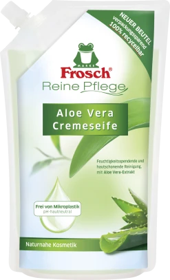 Frosch Reine Pflege Aloe Vera Cremeseife Nachfüllbeutel