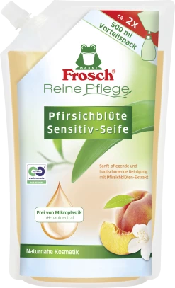 Frosch Reine Pflege Sensitiv-Seife Pfirsichblüte