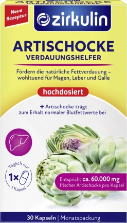 Zirkulin Artischocke Verdauungshelfer Hochdosiert