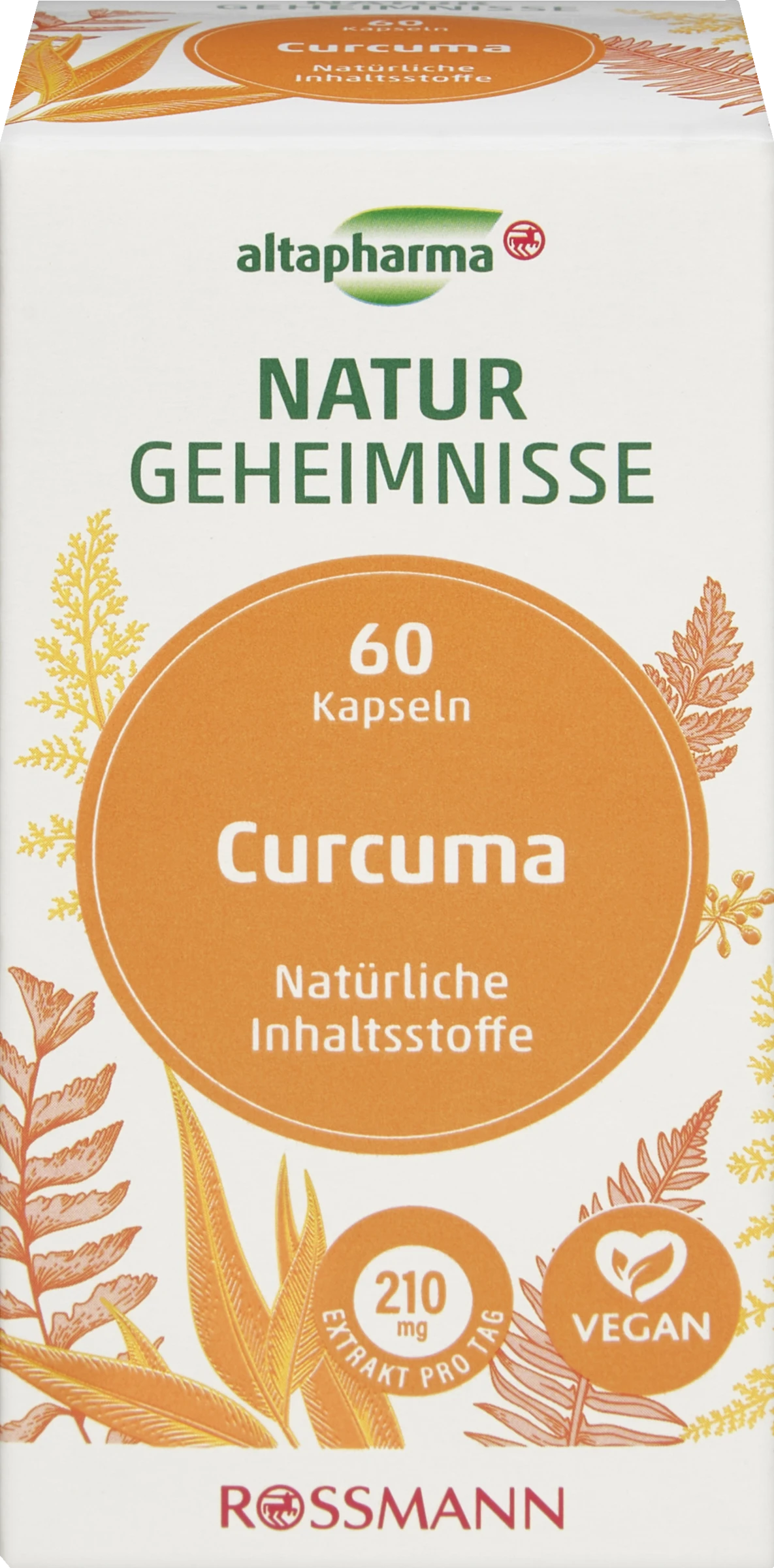 Altapharma Naturgeheimnisse Curcuma Kapseln 1 Altapharma Naturgeheimnisse Curcuma Kapseln