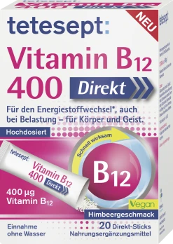 Tetesept Vitamin B12 400 Direkt-Sticks