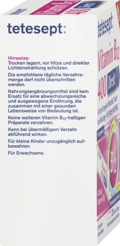 Tetesept Vitamin B12 400 Direkt-Sticks -NIVEA SHOP MAM 9777305 SHOP IMAGE 1.4