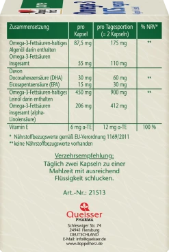 Doppelherz Pure Omega-3 1075 Vegan -NIVEA SHOP MAM 9777461 SHOP IMAGE 1.4