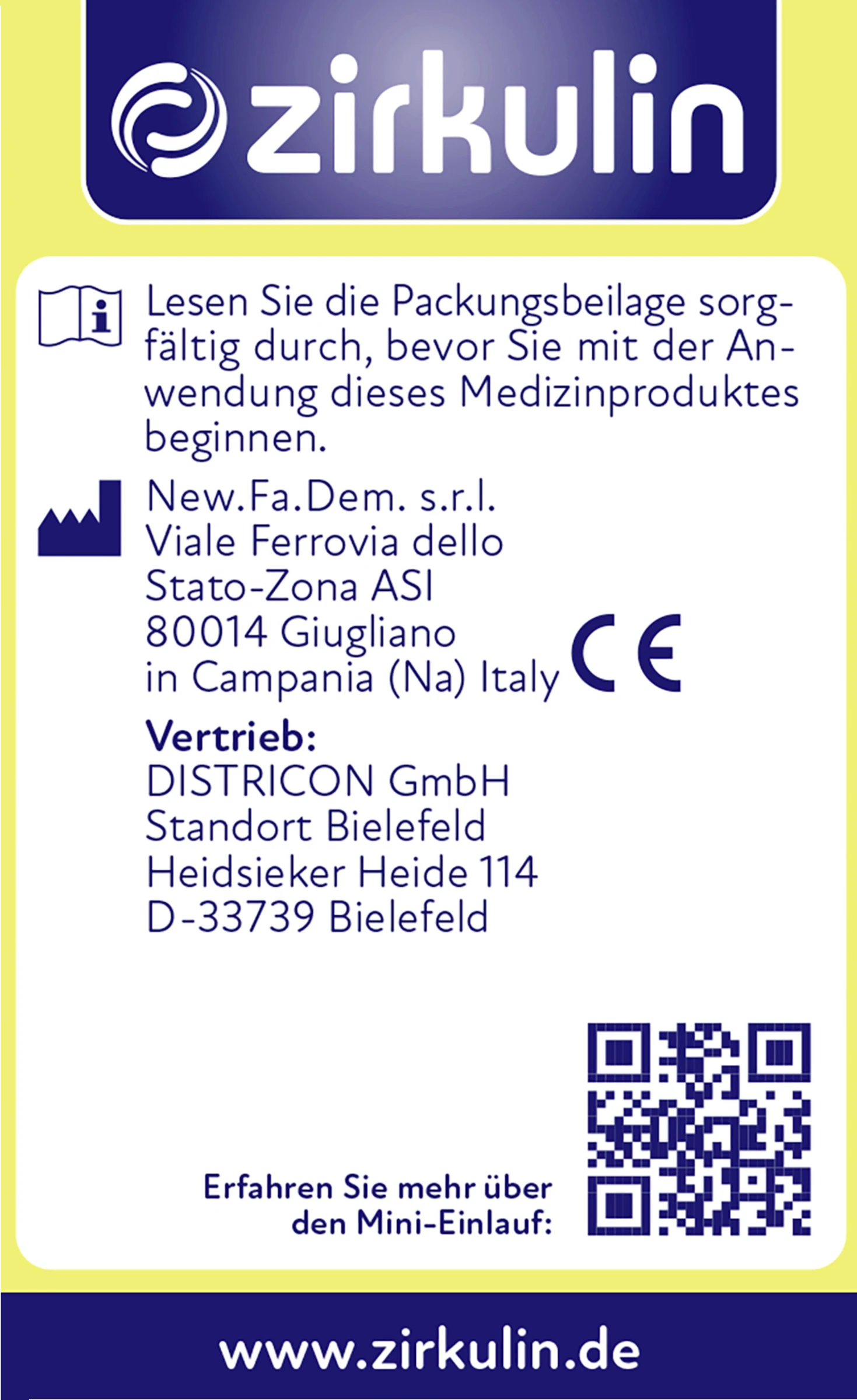 Zirkulin Mini-Einlauf 2 Zirkulin Mini-Einlauf – Bild 2