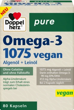 Doppelherz Pure Omega-3 1075 Vegan