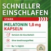 GreenDoc Schneller Einschlafen Stark Melatonin 1,8 Mg Kapseln