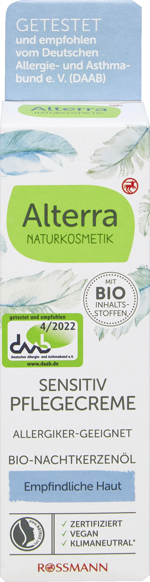 Alterra NATURKOSMETIK Sensitiv Pflegecreme 1 Alterra NATURKOSMETIK Sensitiv Pflegecreme