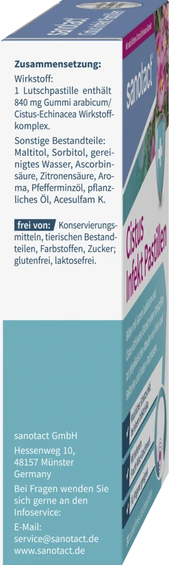 Sanotact® Cistus Infekt Pastillen Zuckerfrei -NIVEA SHOP MAM 9969650 SHOP IMAGE 1.4